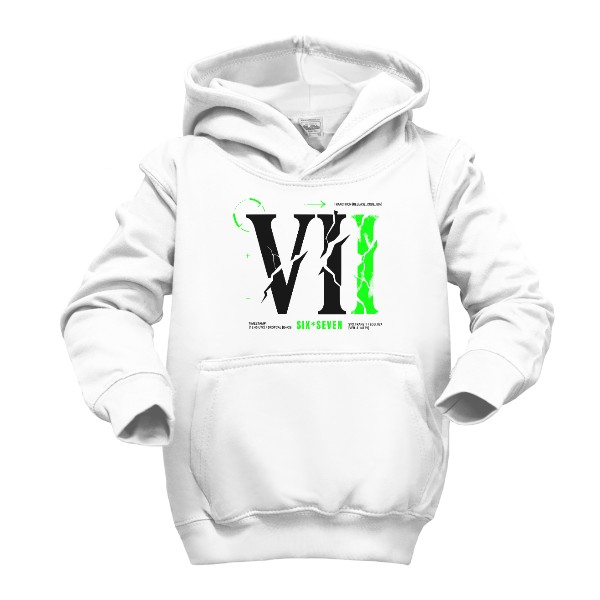 Dětská mikina s kapucí s potiskem Trend – VI-VII Cyber Streetwear